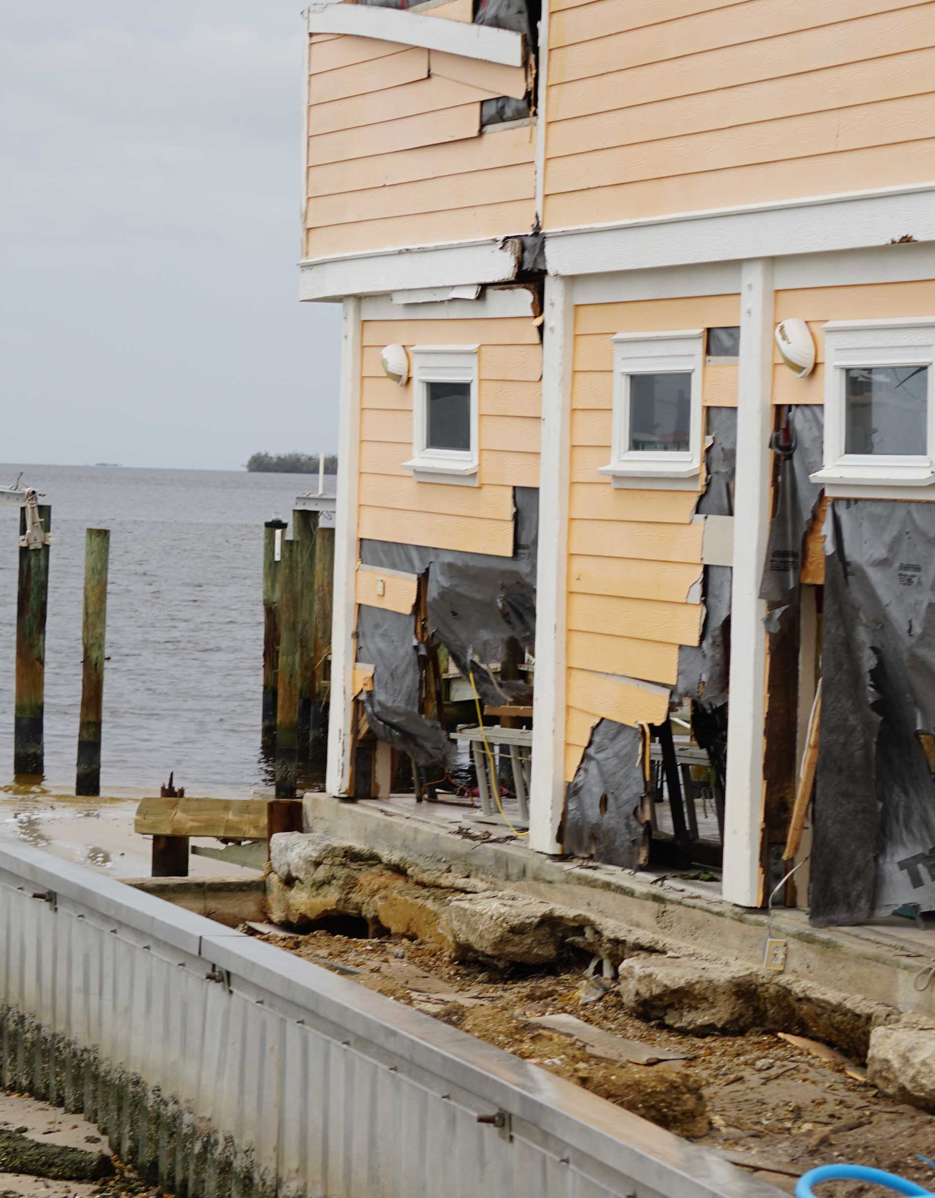 Hurricane Helene Storm Surge Damage